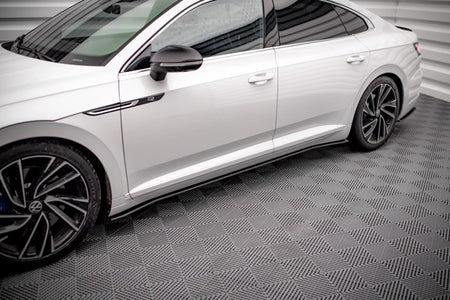 Maxton Street Pro Side Skirts Diffusers V.2 Volkswagen Arteon R / R-Line Facelift - Black
