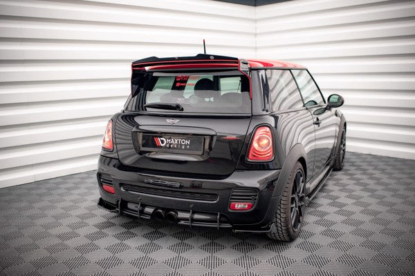 Maxton Rear Side Splitters V.2 Mini Cooper John Cooper Works R56 - Gloss Black