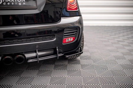 Maxton Rear Side Splitters V.2 Mini Cooper John Cooper Works R56 - Gloss Black
