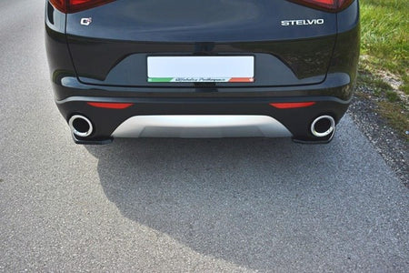 Maxton Rear Side Splitters Alfa Romeo Stelvio - Gloss Black