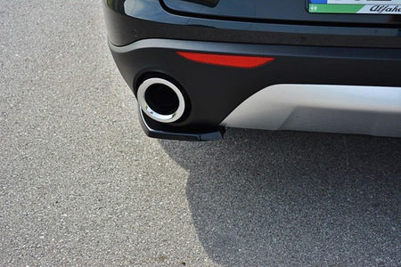 Maxton Rear Side Splitters Alfa Romeo Stelvio - Gloss Black