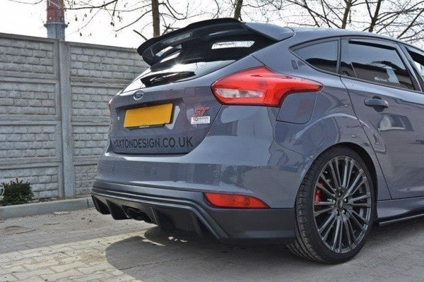 Maxton Rear Valance Ford Focus St Mk3 Fl (RS-Look) - Gloss Black