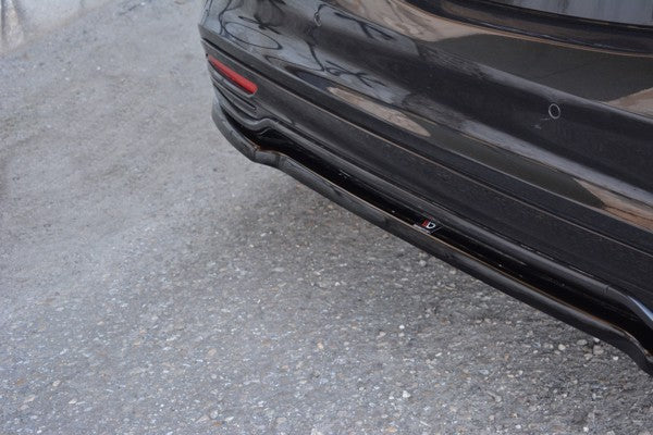 Maxton Central Rear Splitter Mercedes-Benz S-Class Amg-Line W222 - Gloss Black
