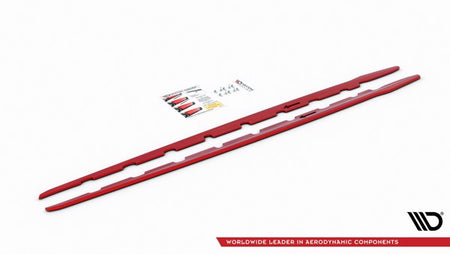 Maxton Side Skirts Diffusers V.2 For BMW 1 F40 M-Pack/ M135I 
