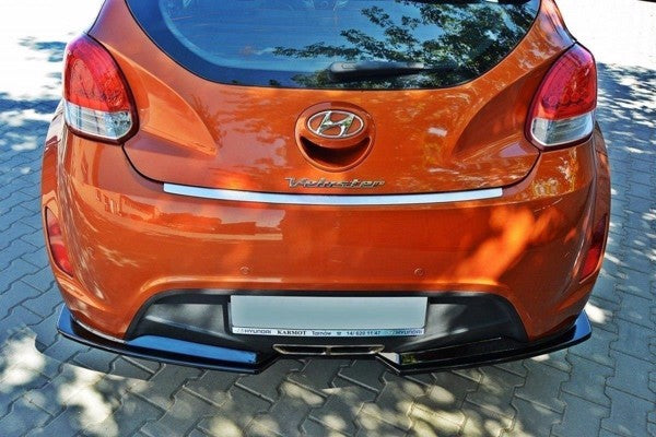 Maxton Rear Splitter Hyundai Veloster - Gloss Black