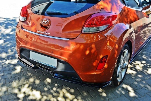 Maxton Rear Splitter Hyundai Veloster - Gloss Black
