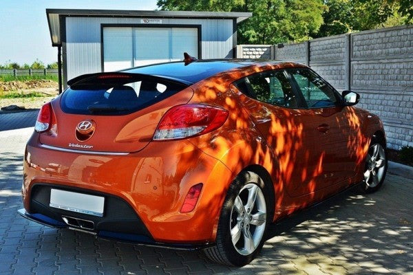 Maxton Rear Splitter Hyundai Veloster - Gloss Black
