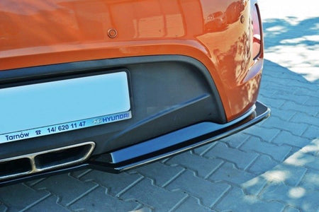 Maxton Rear Splitter Hyundai Veloster - Gloss Black