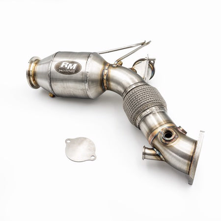 RM Motors Downpipe BMW G30 540d B57 +CATALYST HJS 200 cpsi EURO 6