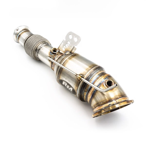 RM Motors Downpipe Toyota Supra MK5 A90 +CATALYST HJS 200 cpsi OBD
