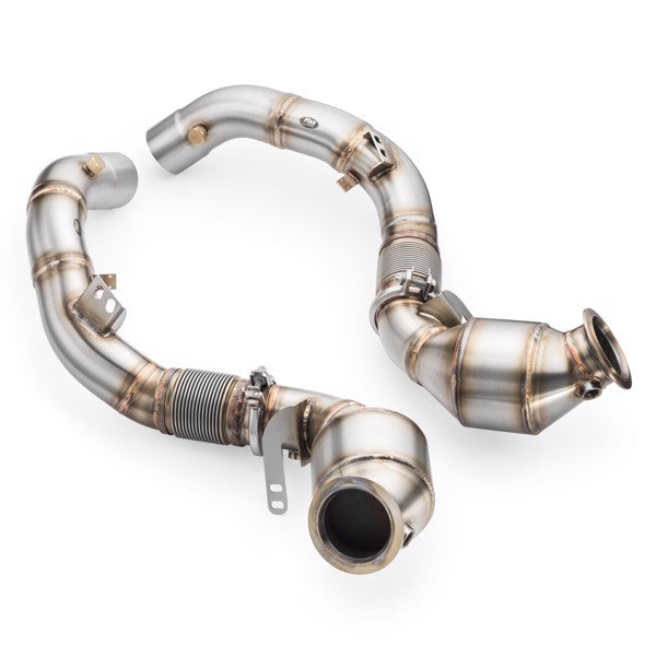 RM Motors Downpipe BMW M8 F92 + CATALYST HJS 300 cpsi EURO 6