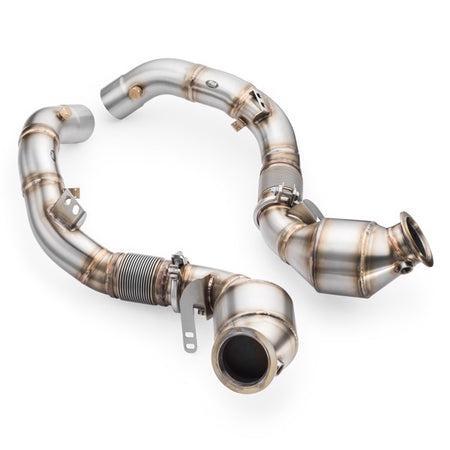 RM Motors Downpipe BMW M8 F92 + CATALYST HJS 300 cpsi EURO 6