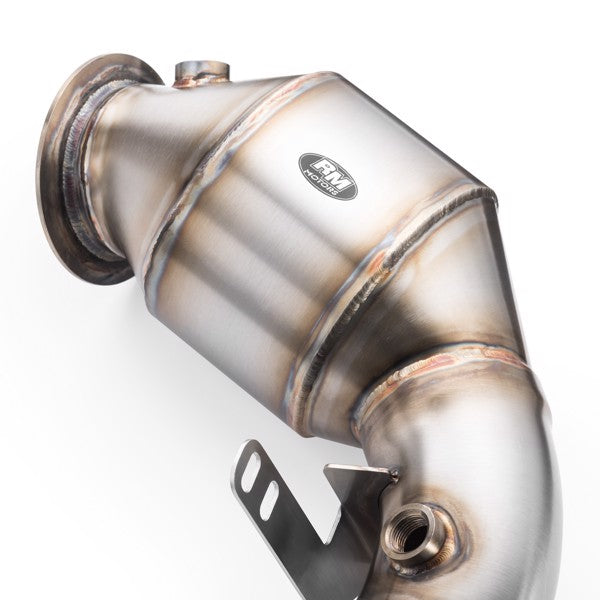 RM Motors Downpipe BMW M8 F92 + CATALYST HJS 300 cpsi EURO 6