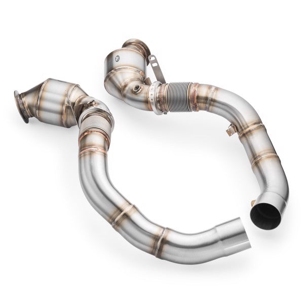 RM Motors Downpipe BMW M8 F92 + CATALYST HJS 300 cpsi EURO 6