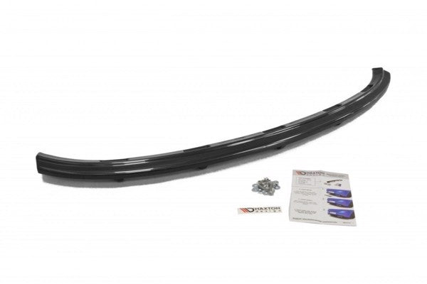 Maxton Central Rear Splitter Alfa Romeo Brera (With Vertical Bars) - Gloss Black