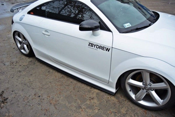 Maxton Side Skirts Diffusers Audi TT RS 8J - Gloss Black