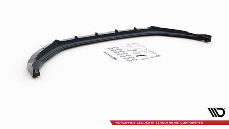 Maxton Front Splitter V.2 Skoda Kamiq - Gloss Black
