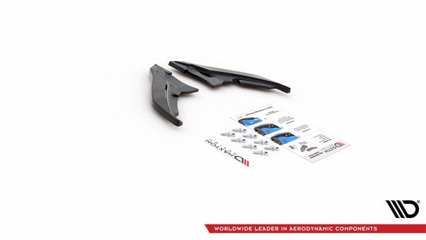 Maxton Rear Side Splitters Peugeot 308 Gt Mk2 Facelift - Gloss Black