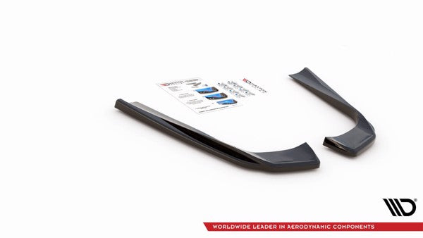 Maxton Rear Side Splitters For Mercedes-Amg E53 Coupe C238 - Gloss Black