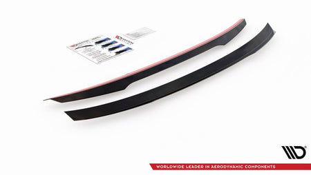 Maxton Spoiler Cap Peugeot 508 Sedan Mk2 - Gloss Black