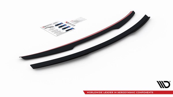 Maxton Spoiler Cap Audi S8 D3 - Gloss Black