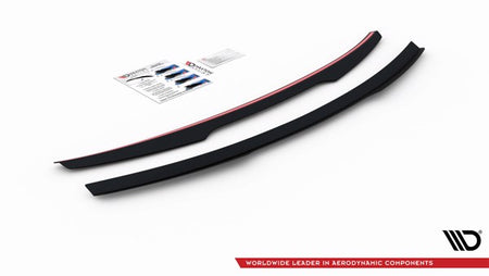 Maxton Spoiler Cap Audi S8 D3 - Gloss Black