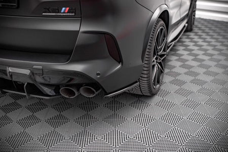 Maxton Rear Side Splitters BMW X5M F95 - Gloss Black
