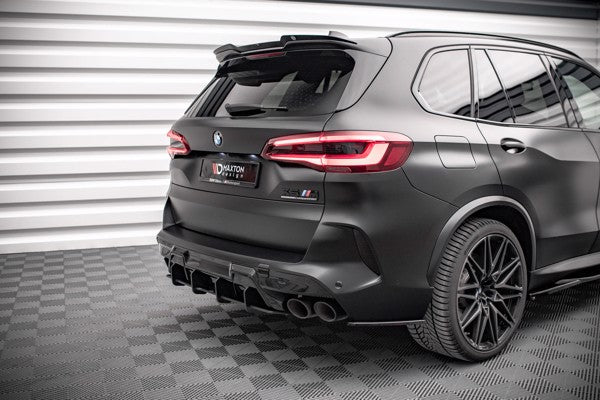 Maxton Rear Side Splitters BMW X5M F95 - Gloss Black