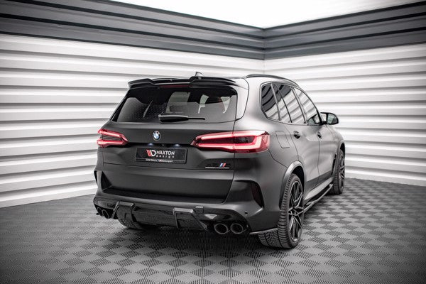 Maxton Rear Side Splitters BMW X5M F95 - Gloss Black