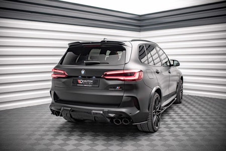 Maxton Rear Side Splitters BMW X5M F95 - Gloss Black