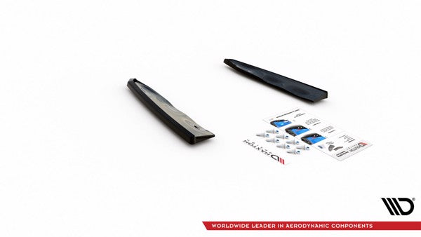 Maxton Rear Side Splitters BMW X5M F95 - Gloss Black