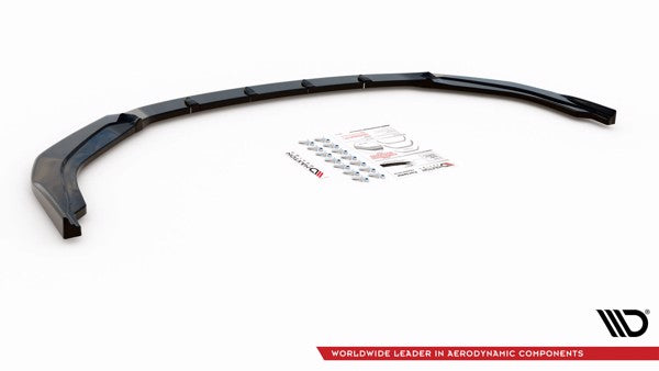 Maxton Front Splitter Toyota Corolla Gr Sport Hatchback Xii - Gloss Black