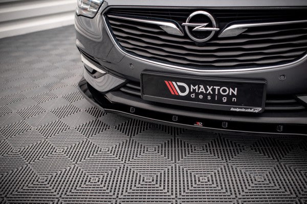 Maxton Front Splitter V.1 Opel Insignia Mk2 - Gloss Black