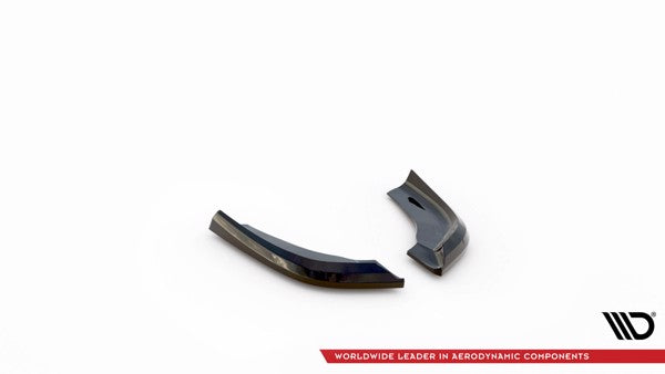 Maxton Rear Side Splitters V.5 For BMW 1 F40 M-Pack/ M135I - Gloss Black