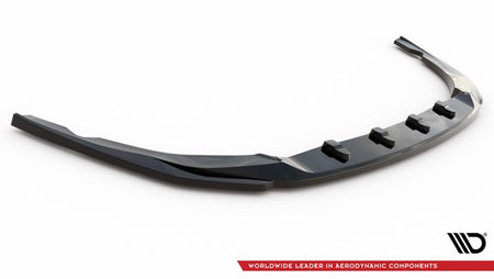 Maxton Front Splitter V.2 Kia Optima Mk4 Facelift - Gloss Black