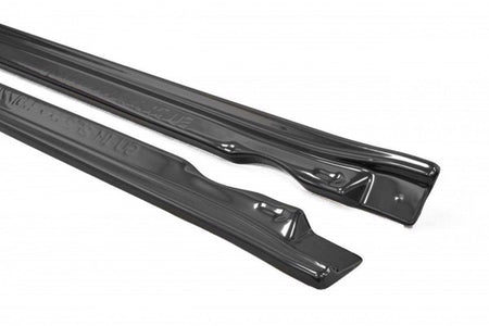 Maxton Side Skirts Diffusers Subaru Impreza Ii Wrx - Gloss Black
