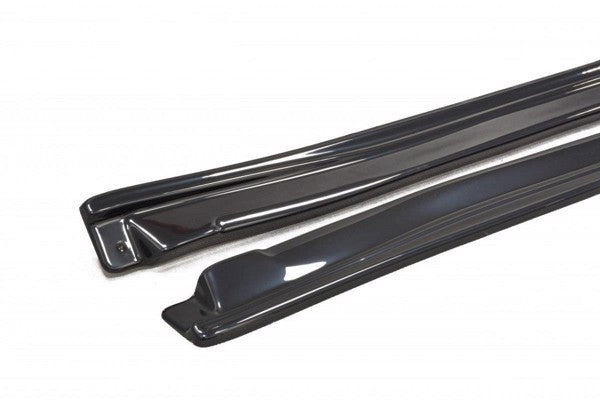 Maxton Side Skirts Diffusers Subaru Impreza Ii Wrx - Gloss Black