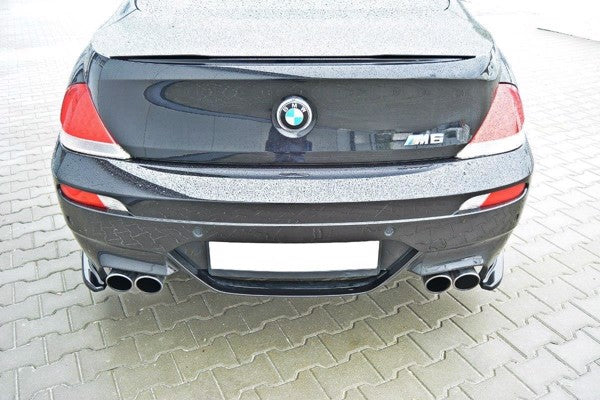 Maxton Rear Side Splitters BMW M6 E63 - Gloss Black