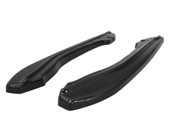 Maxton Rear Side Splitters BMW M6 E63 - Gloss Black