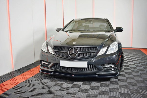 Maxton Front Splitter Mercedes-Benz E-Class W207 Coupe Amg-Line - Gloss Black