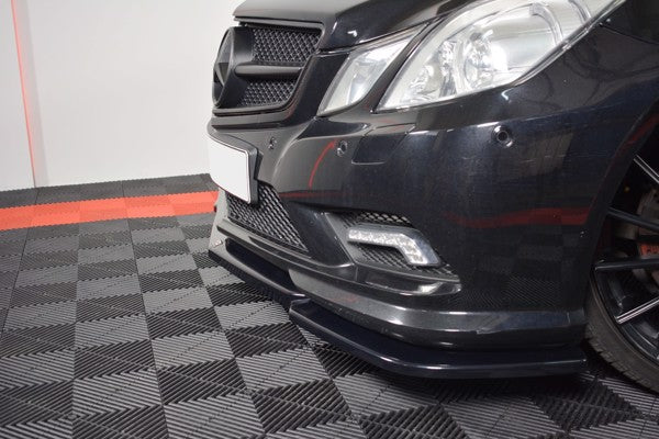 Maxton Front Splitter Mercedes-Benz E-Class W207 Coupe Amg-Line - Gloss Black
