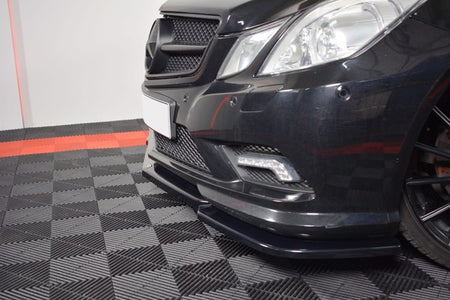 Maxton Front Splitter Mercedes-Benz E-Class W207 Coupe Amg-Line - Gloss Black