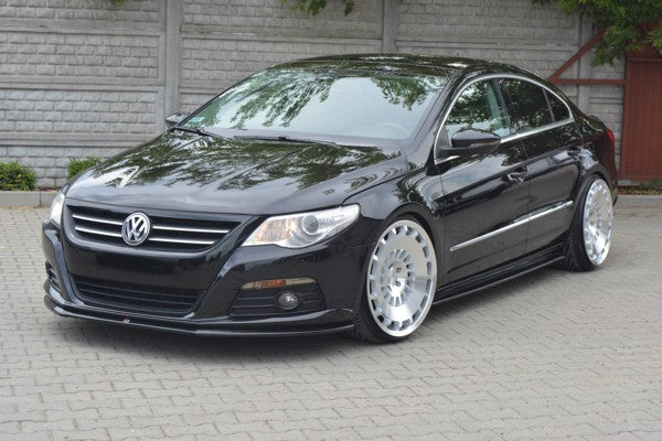 Maxton Front Splitter V.2 VW Passat Cc Standard - Gloss Black