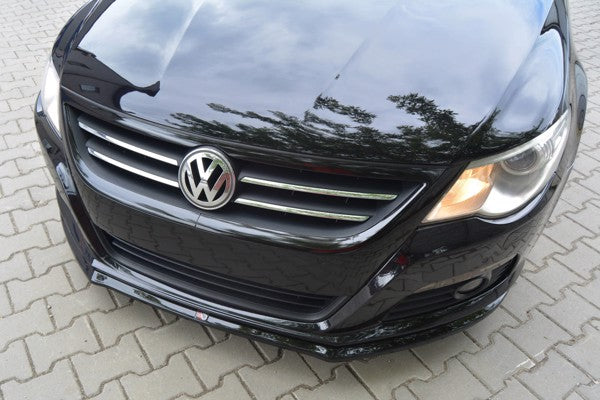 Maxton Front Splitter V.2 VW Passat Cc Standard - Gloss Black