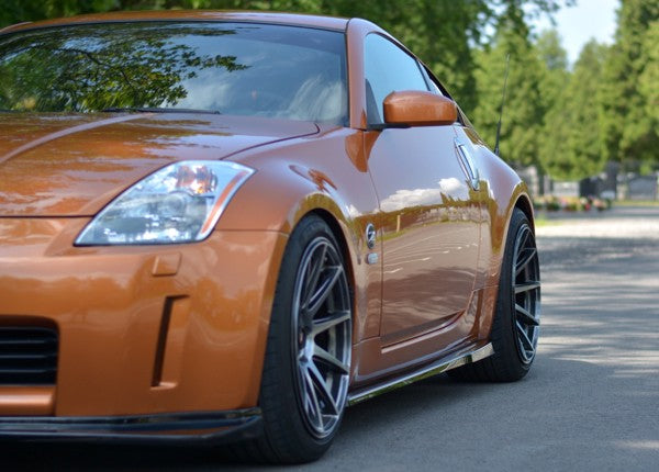Maxton Side Skirts Diffusers Nissan 350Z - Gloss Black