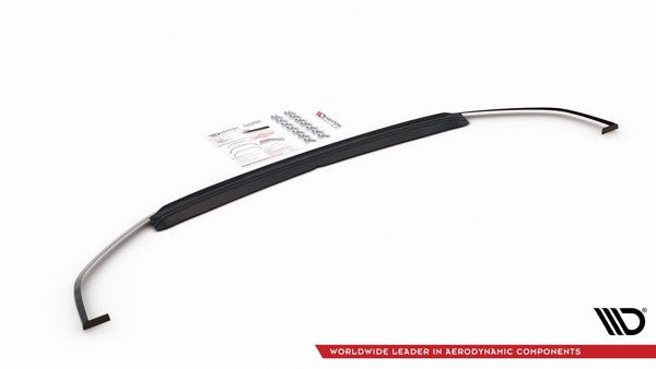 Maxton Front Splitter V.3 VW Polo Gti Mk6 - Gloss Black