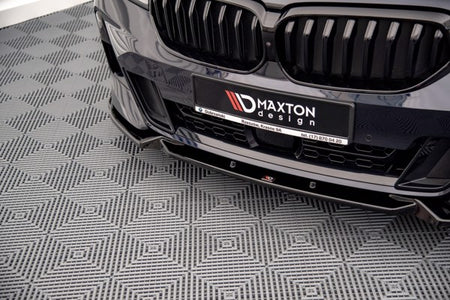 Maxton Front Splitter For BMW 6 Gt M-Pack G32 Facelift - Gloss Black