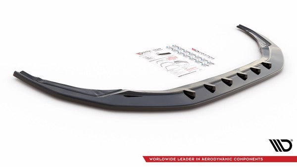 Maxton Front Splitter V.1 Audi S3 / A3 S-Line 8Y - Gloss Black