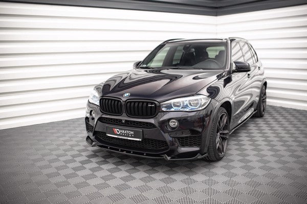 Maxton Front Splitter V.1 BMW X5 M F15 - Gloss Black