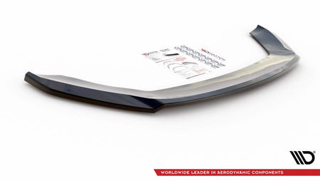 Maxton Front Splitter V.2 Seat Leon Fr / Cupra Mk3 - Gloss Black